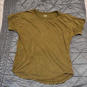 Madewell Yellow Relaxed Short Sleeve T-Shirt